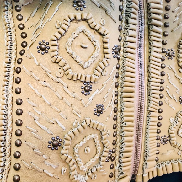 Double D Ranch Leather Jacket - Rare - Picture 12 of 16